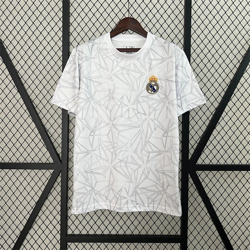Unbranded Football Jerseys Club team designs — 24/25 Real Madrid white-striped jersey