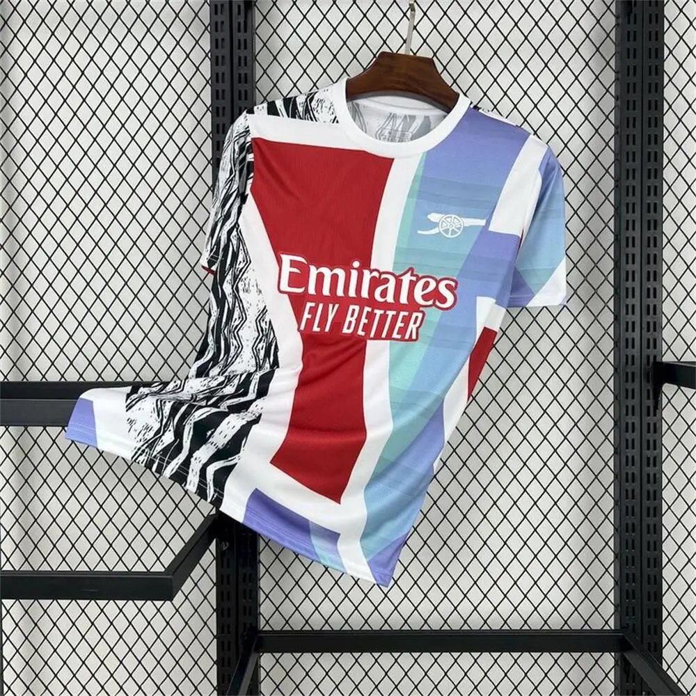 Arsenal Football Jerseys Short-sleeve jersey — 2526 Arsenal red and light blue jersey