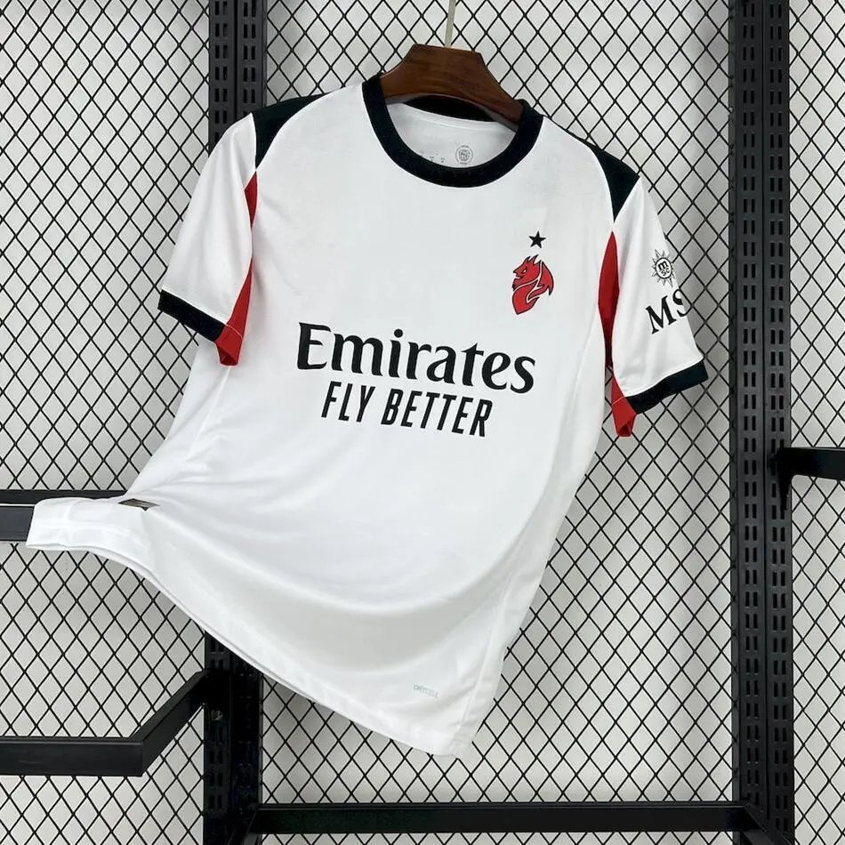 AC Milan Football Jerseys Short-sleeve jersey with crest — 2526AC away game
