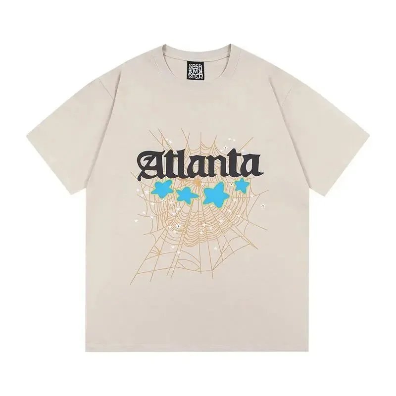 Spider Atlanta Graphic Print Short Sleeve T-Shirt