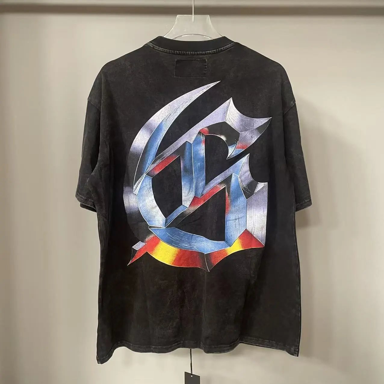 Godspeed Purple Holographic Logo Oversized T-Shirt