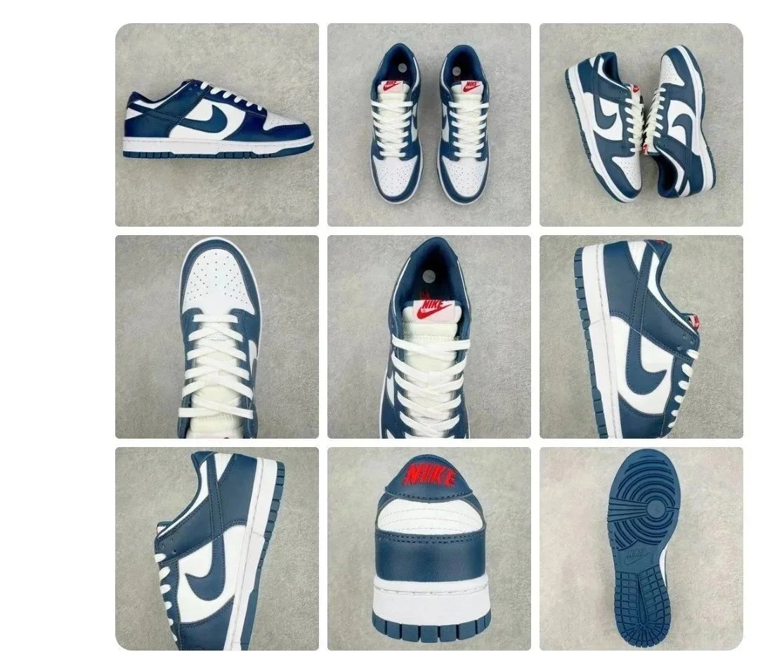 Nike Dunk Low Black White Casual Sneakers