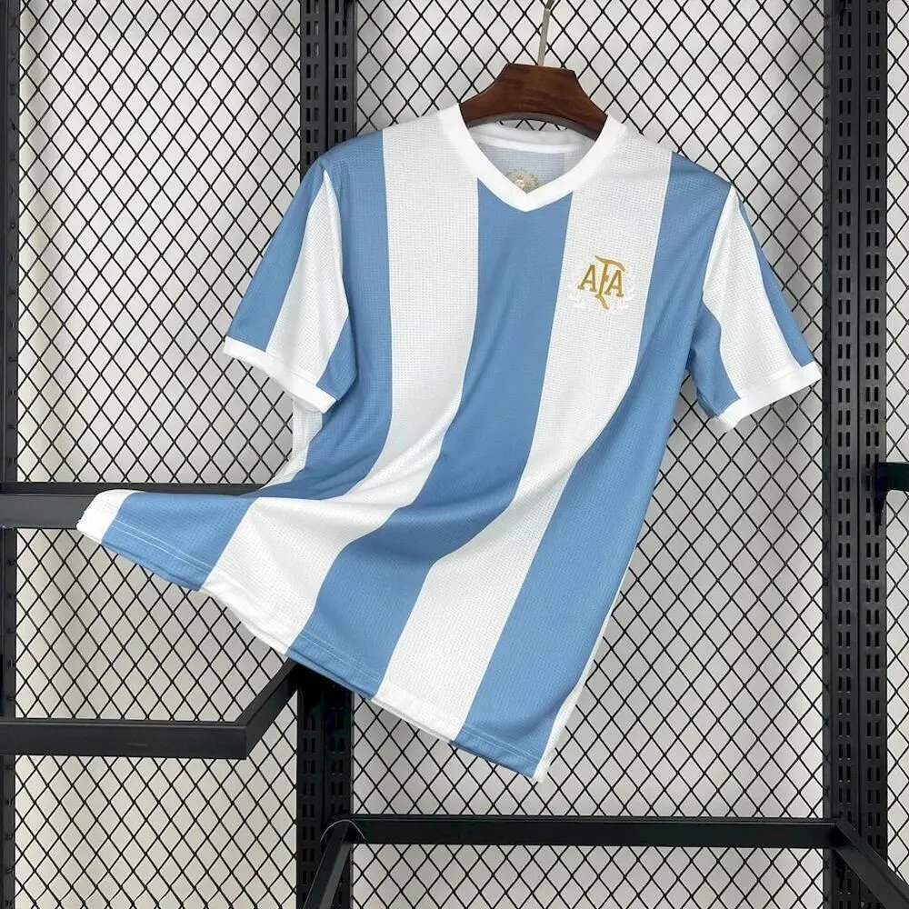 Argentina Football Association Jerseys National Team Jersey — 2425 Argentina 50th Anniversary Edition