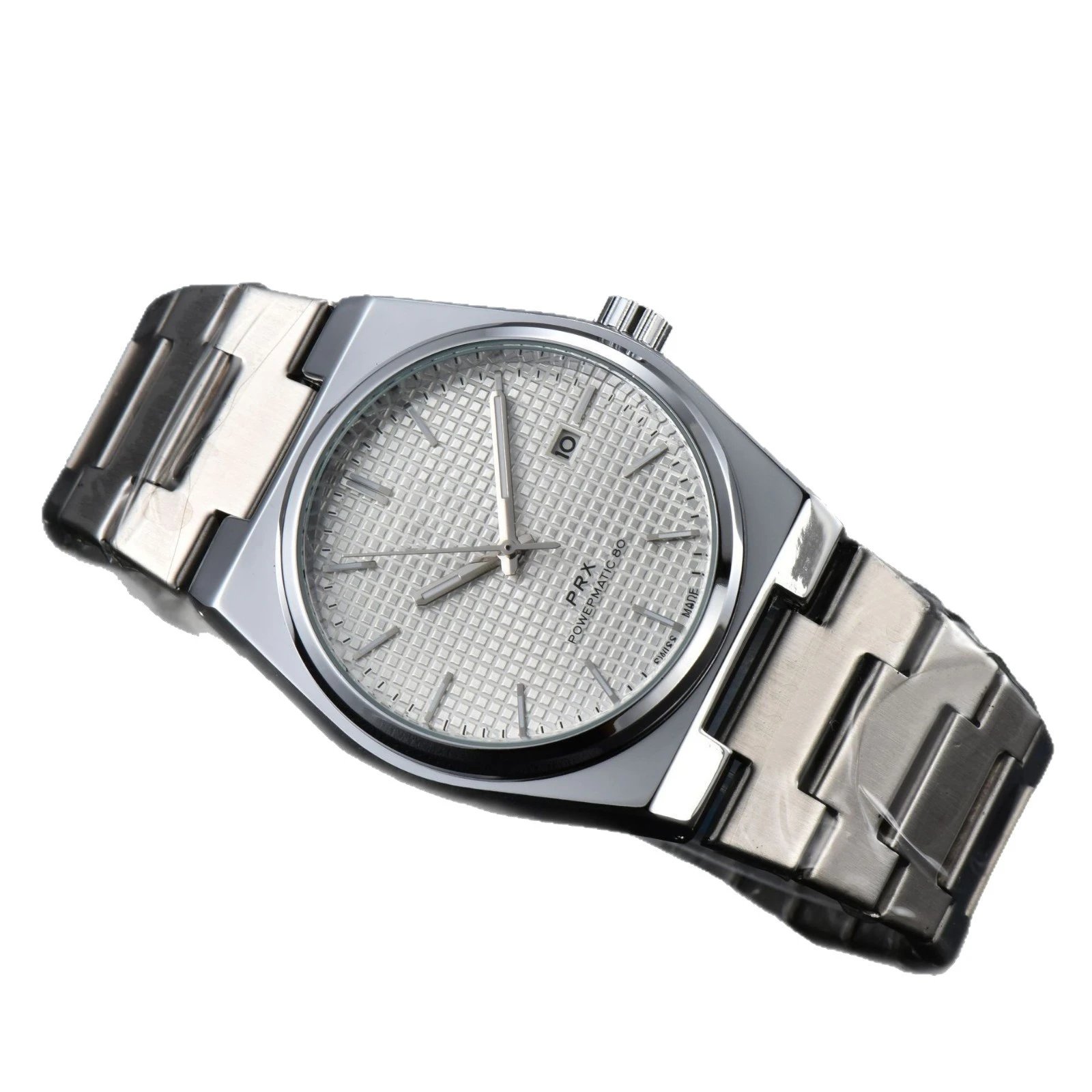 PRX Powermatic 80 Green Textured Dial Stainless Steel Watch