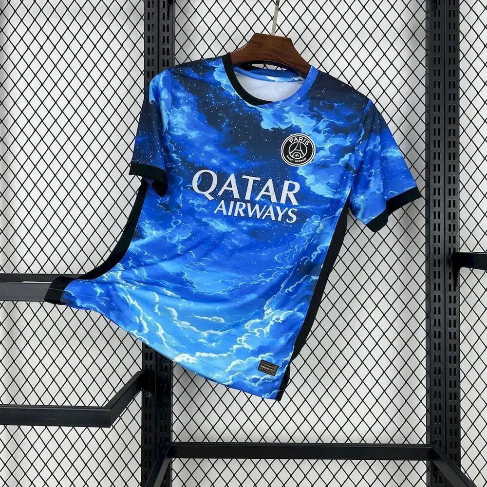 Paris Saint-Germain Football Jerseys Short-Sleeve Jersey — 2526 Paris clouds blue