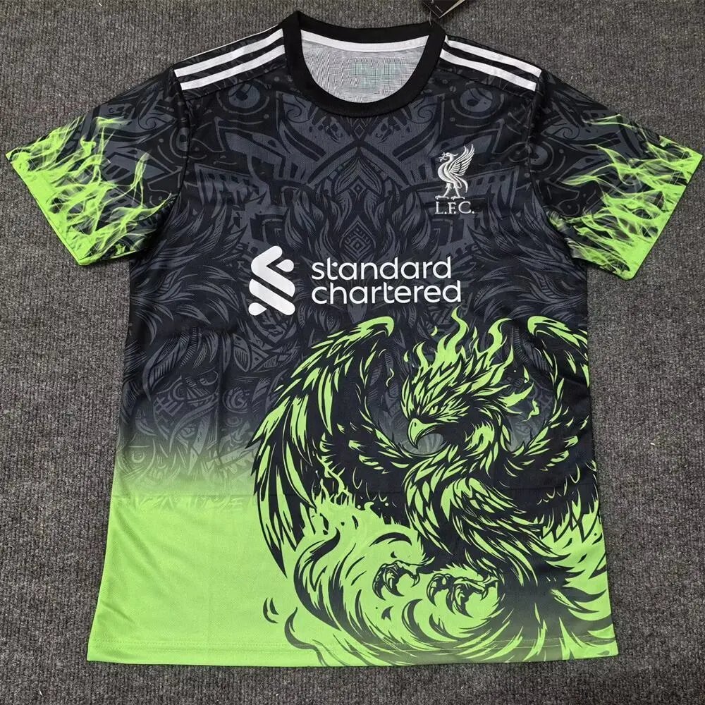 Liverpool Football Jerseys Short-Sleeve Jersey — 2425 Liverpool fluorescent green phoenix