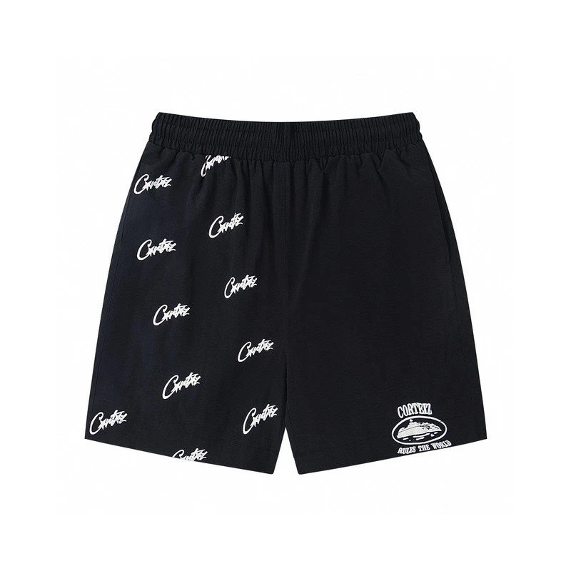 Carhartt Script Print Black Short Sleeve Shirt And Shorts Set