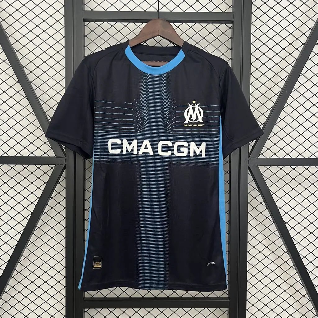 Kappa Football Jerseys Short-Sleeve Club Jersey — 2526 Marseille away game