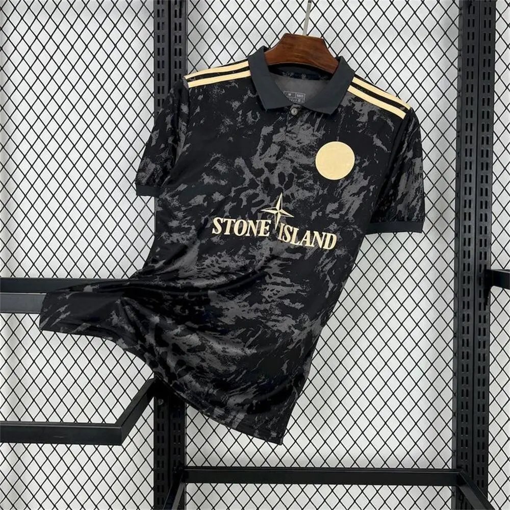 Ajax Football Jerseys Short-Sleeve Jersey — 2425 Ajax Black Gold Label