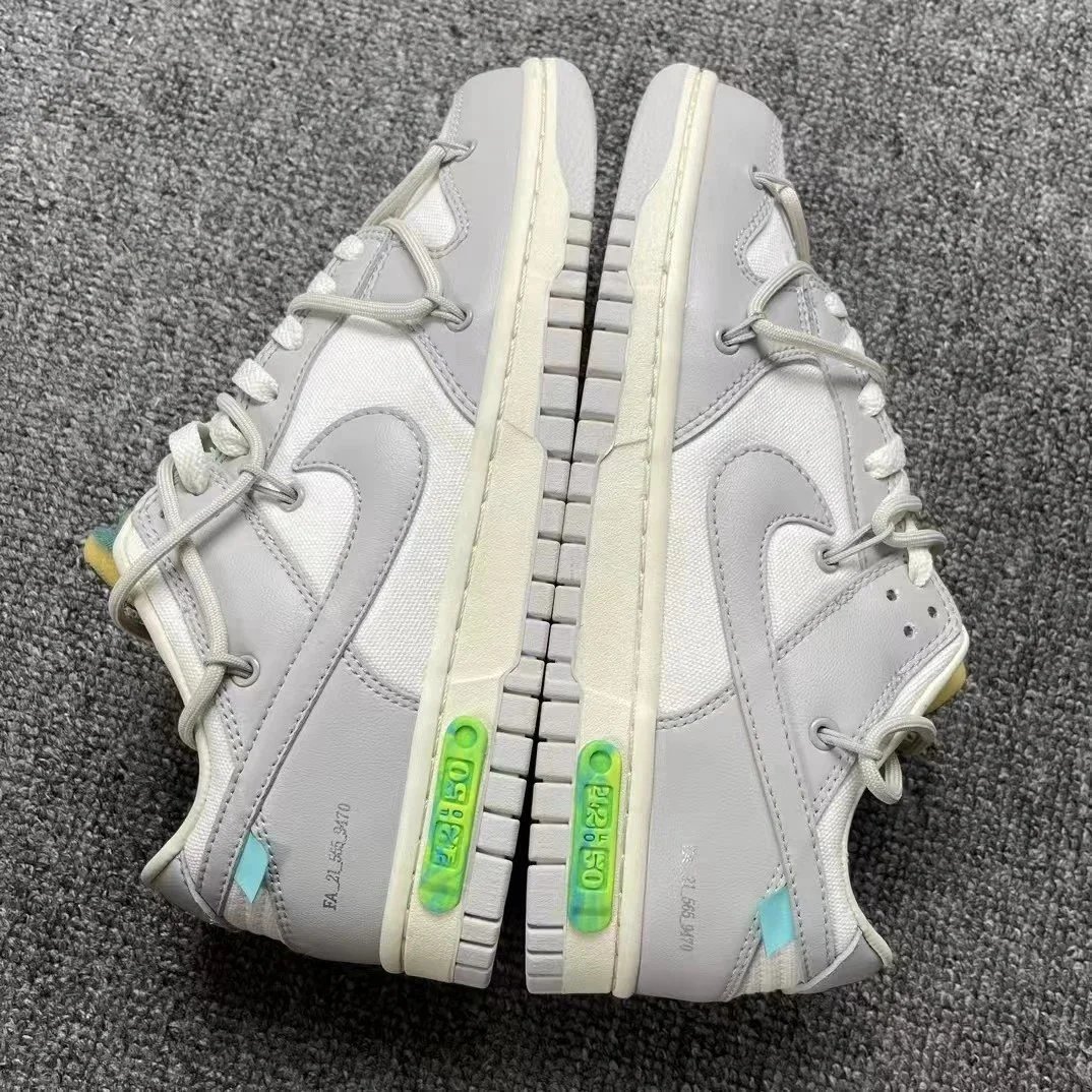 Nike Dunk Low Off-White Multi-Color Deconstructed Sneakers