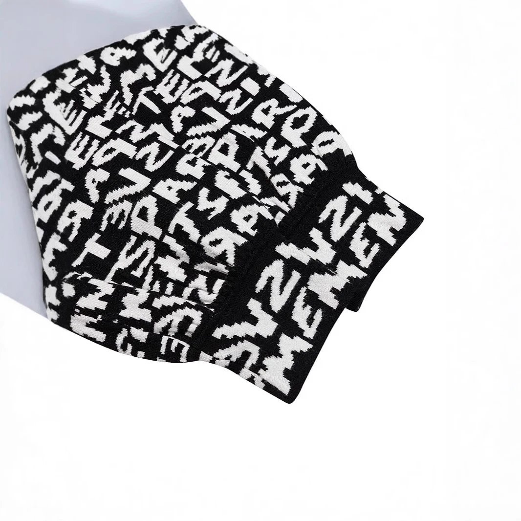 Vetements Paris Black Graphic Print Oversized Sweater