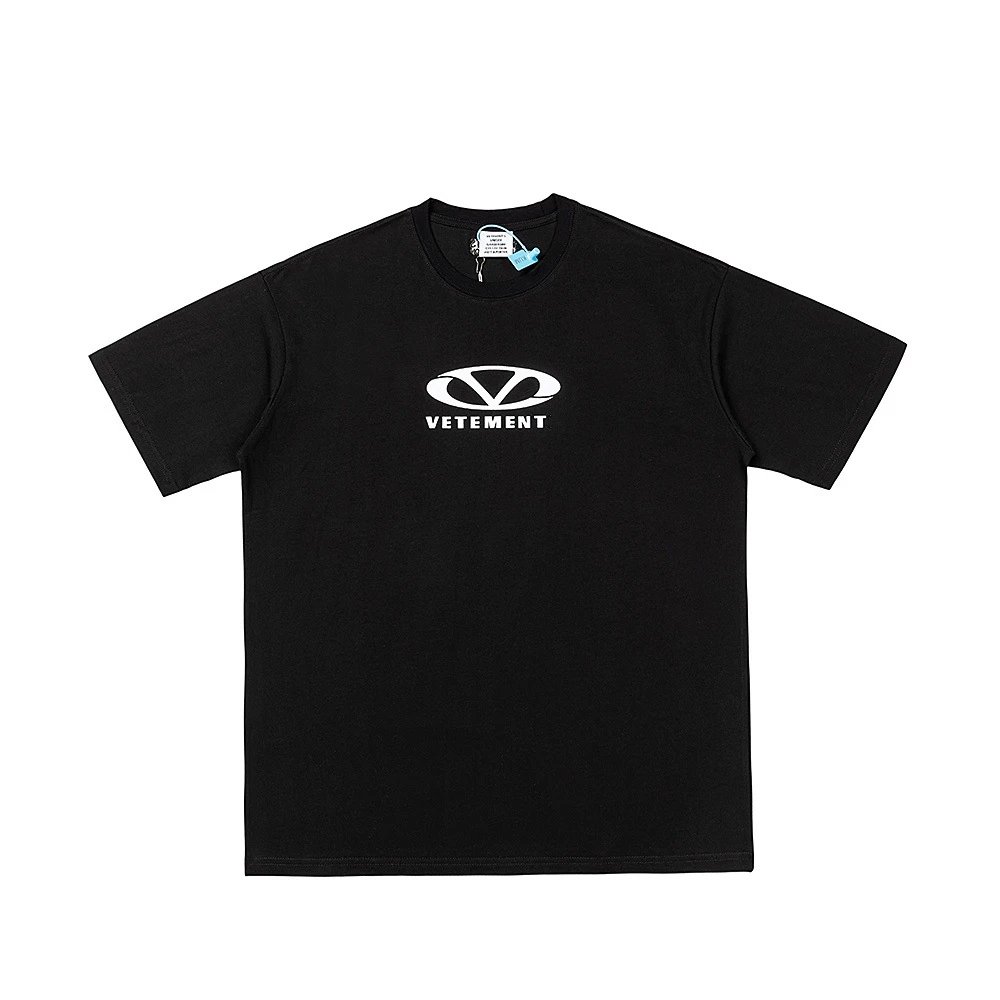 Vetement Logo Black Graphic T-Shirt