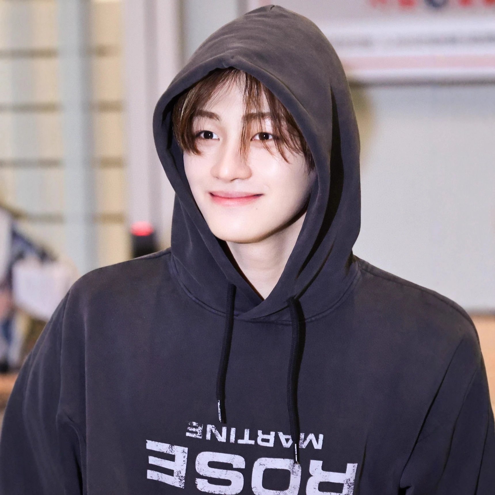 Rose Martin Black Oversized Hooded Sweatshirt