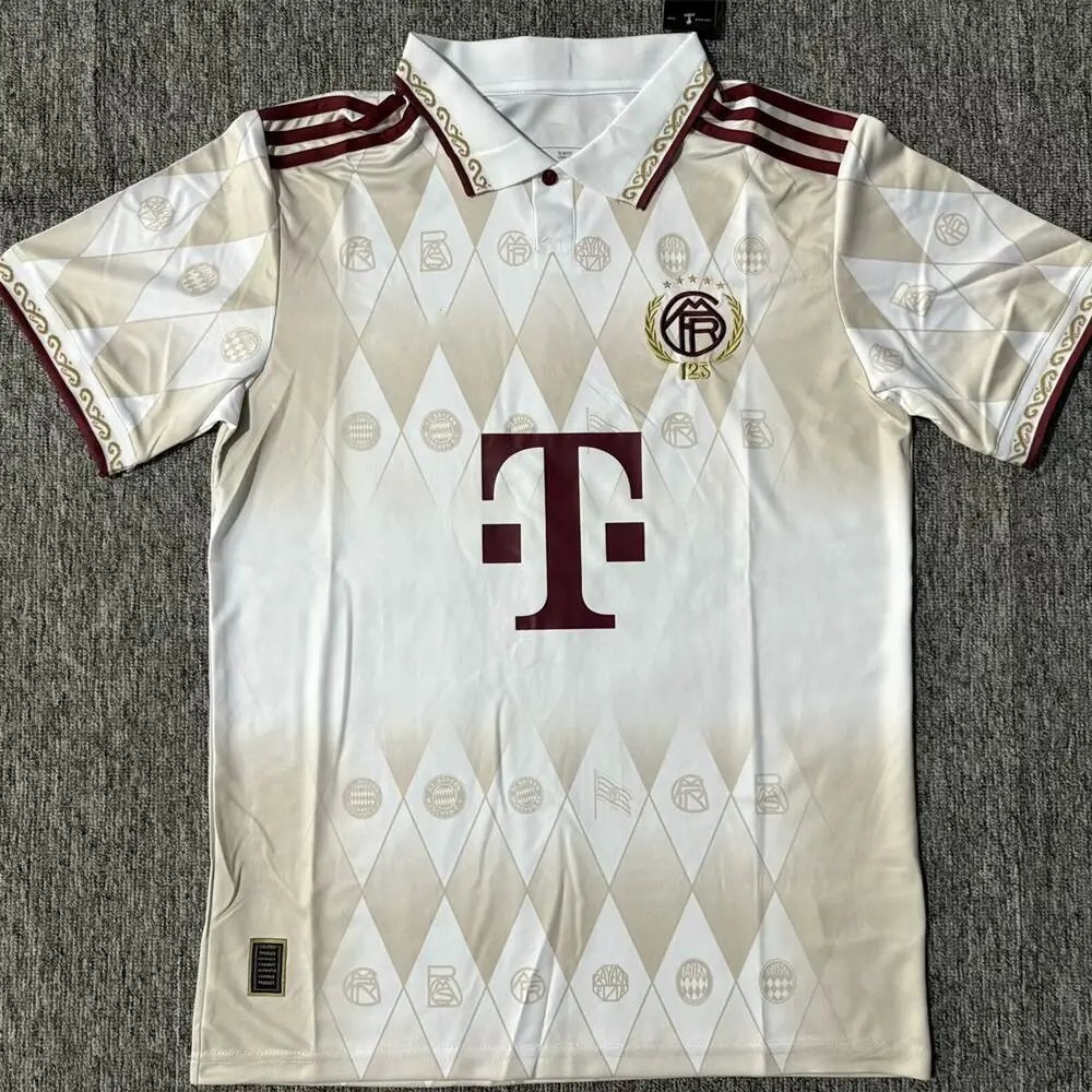 FC Bayern Munich Football Jerseys — 2526 Bayern White POLO