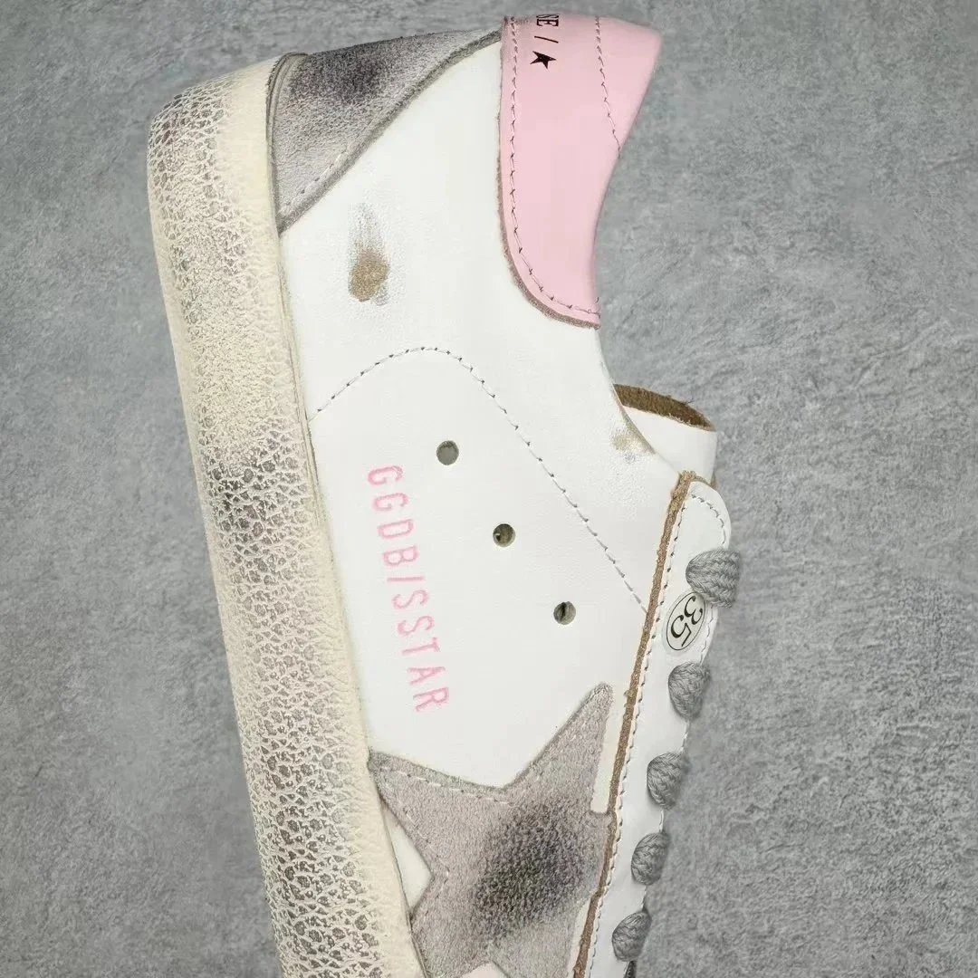 Golden Goose Superstar White Glitter Star Casual Sneakers