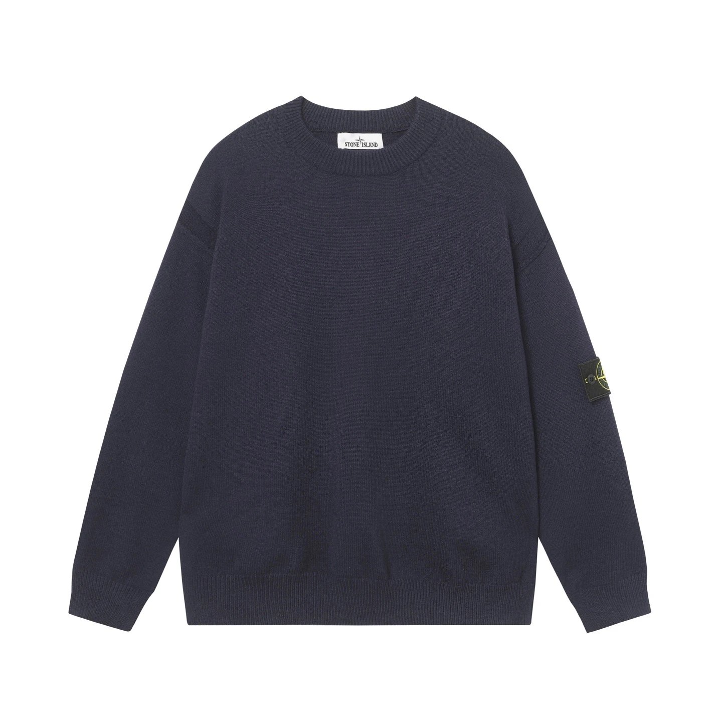 Stone Island Compass Logo Black White Gray Beige Pink Olive Dark Gray Navy Light Blue Zip-Up Hoodie