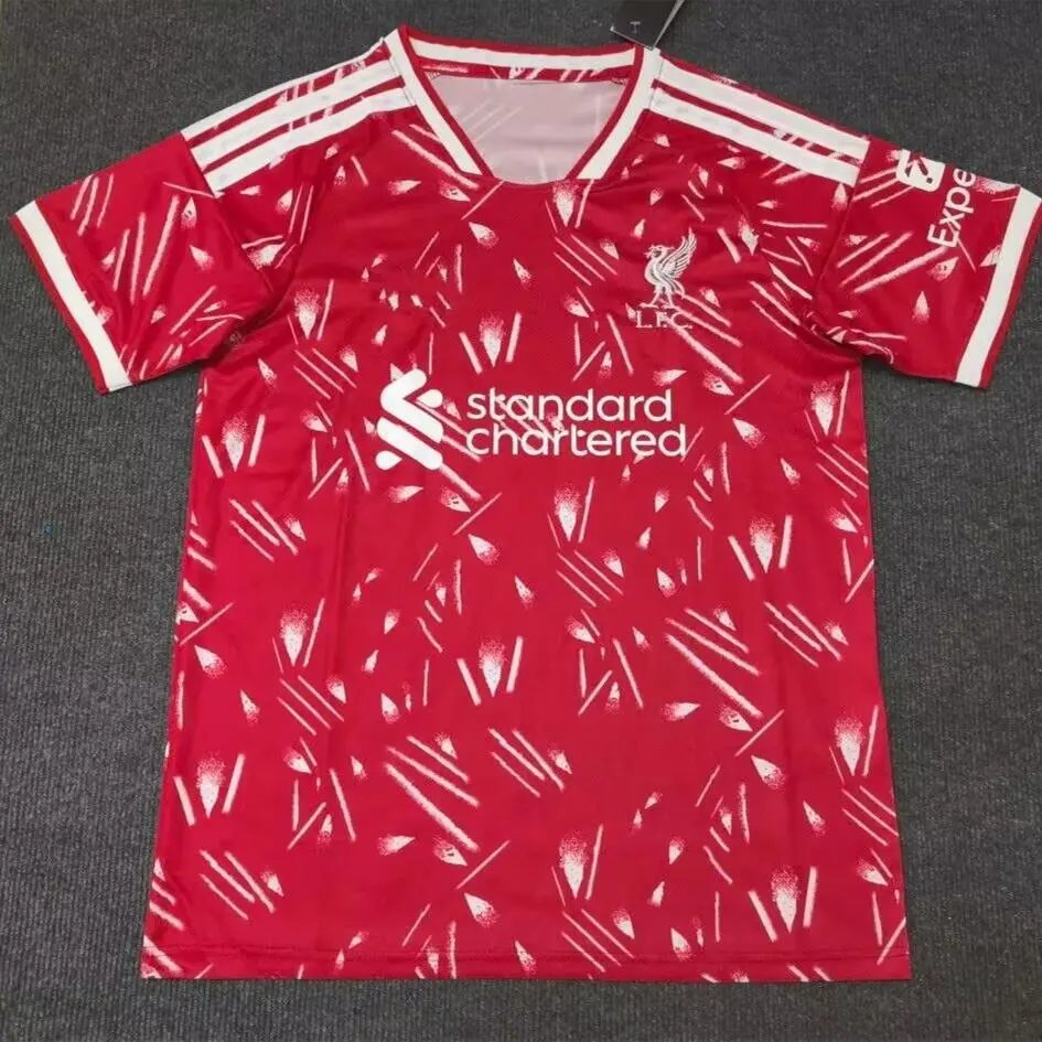 Adidas Liverpool FC Red Graphic Print Soccer Jersey