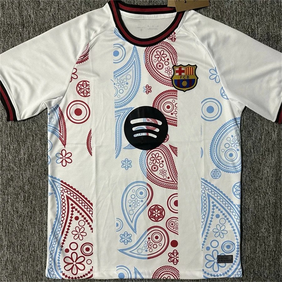 FC Barcelona Football Jerseys Assorted short-sleeve jersey designs — 24/25 Barcelona White Special Edition Gossip