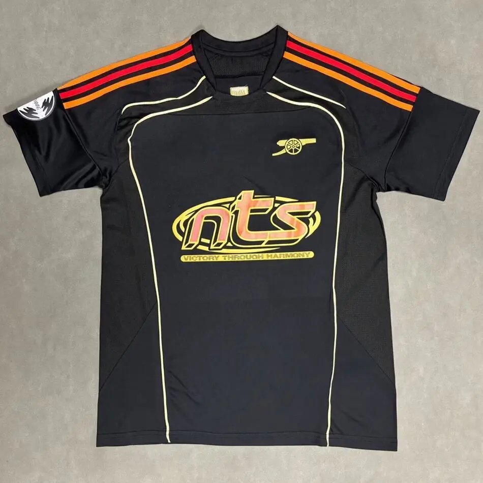Arsenal Football Jerseys Short-sleeve jersey — 2526 Arsenal Black Vintage T-Shirt