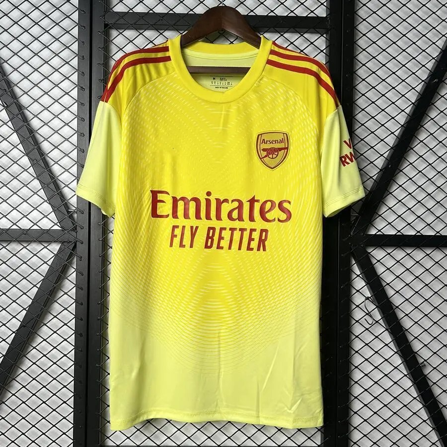 Arsenal Football Jerseys Short-sleeve jersey — 2526 Arsenal yellow goalkeeper