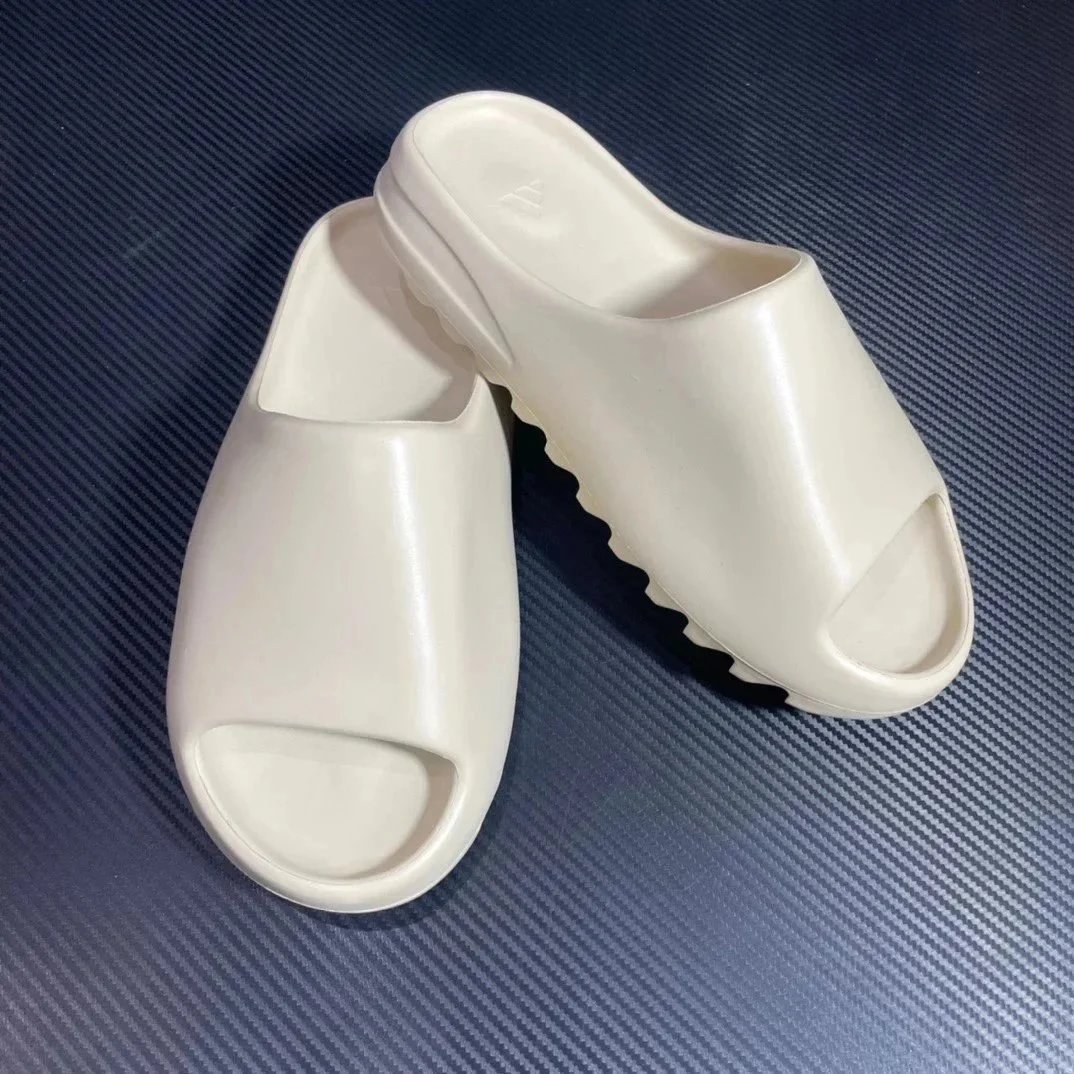 Adidas Yeezy Slide Beige Green White Casual Slides