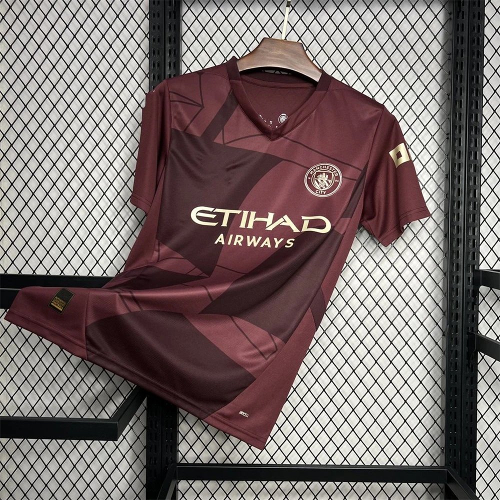 Manchester City Football Jerseys Short-Sleeve Jersey — 2425 Manchester City away game