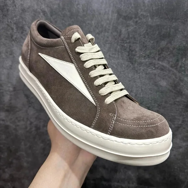 Unbranded Sneakers Low-Top Suede with Contrast Side Panel product detail image 12