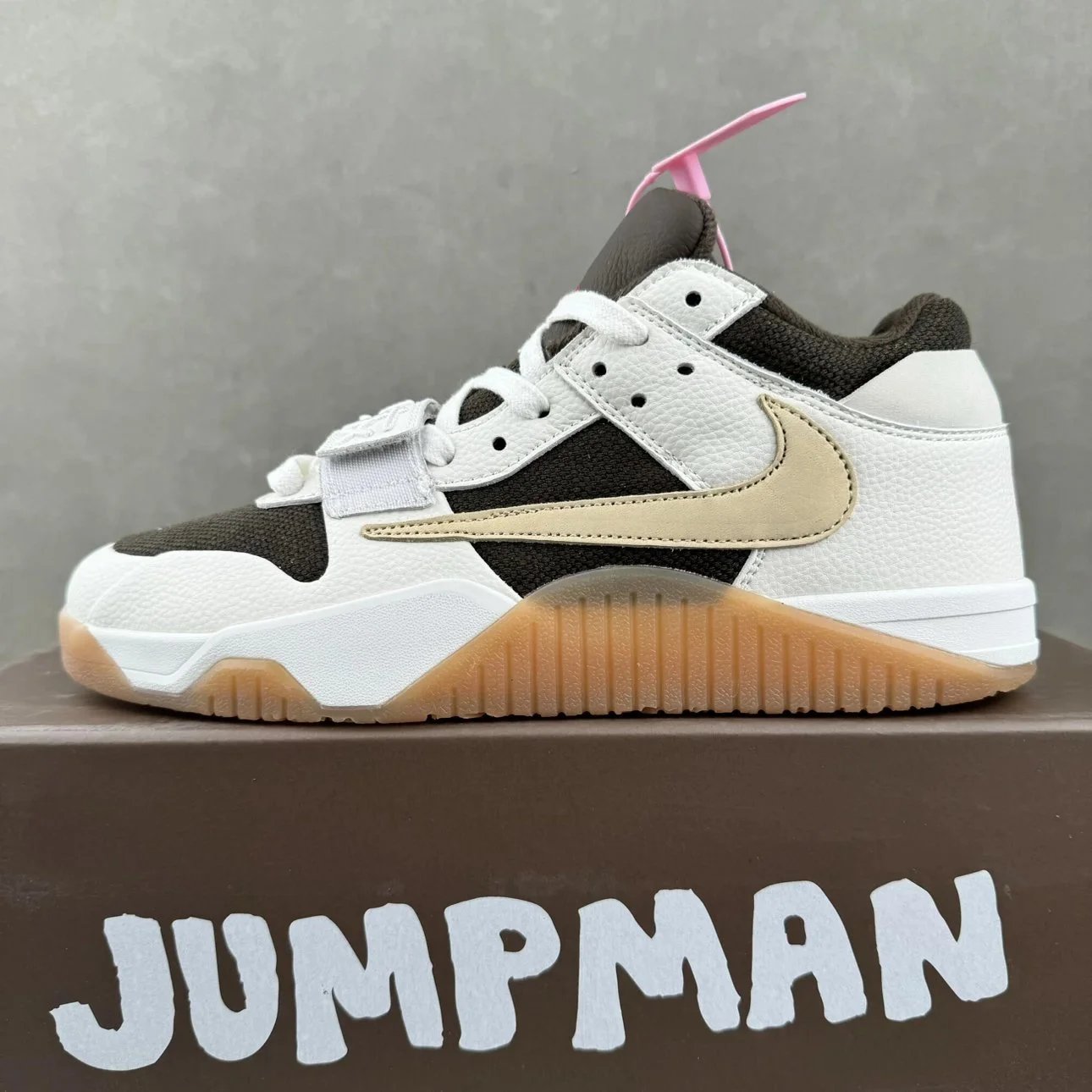 Nike Travis Scott Cactus Jack White Beige Casual Sneakers