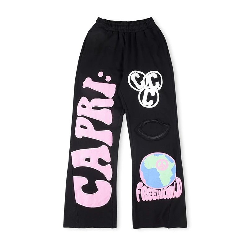 Project Capri Trousers Graphic Print Sweatpants — 270301#
