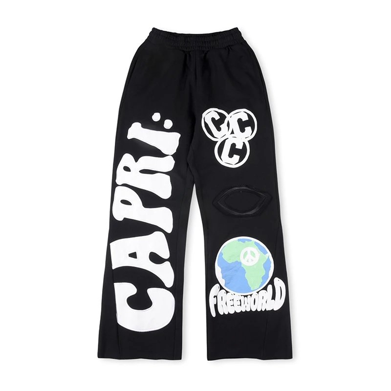 Project Capri Trousers Graphic Print Sweatpants — 270303#