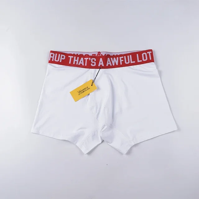 That's a Awful Lot of Cough Syrup Underwear Men's boxer briefs with logo waistband product detail image 8