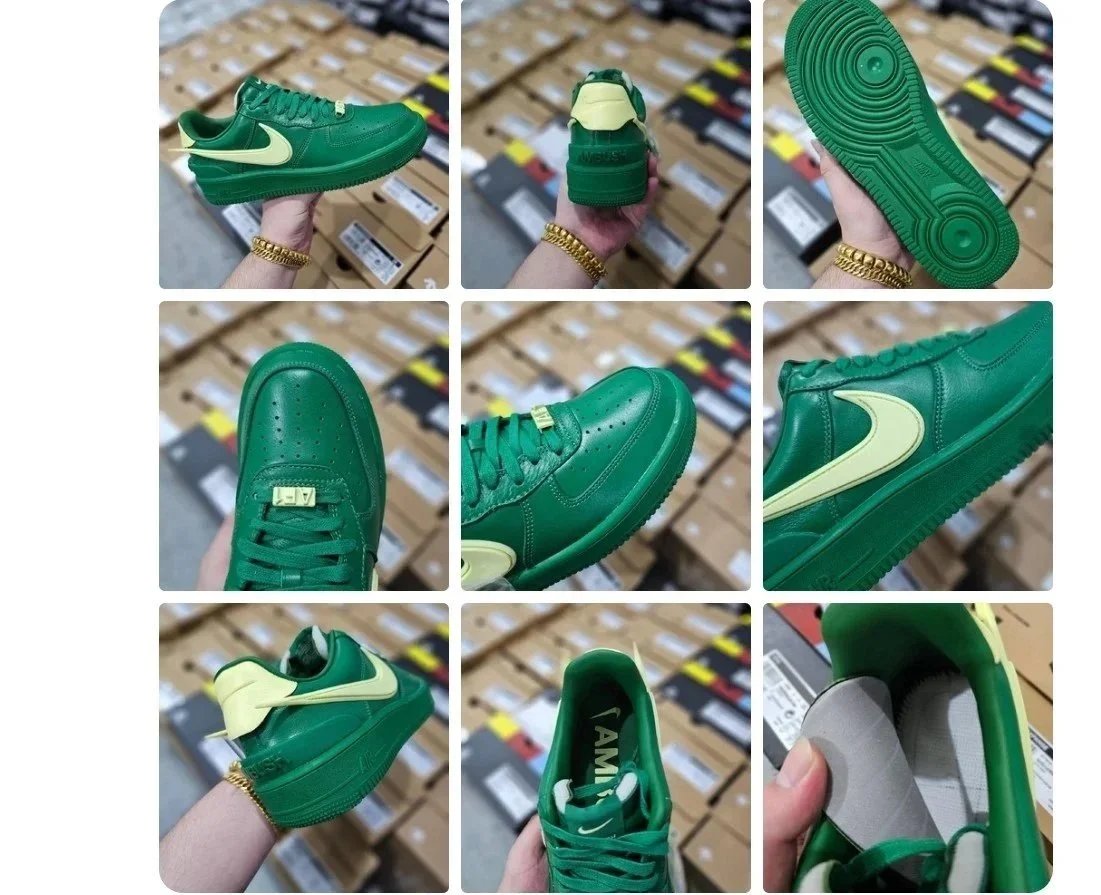 Nike Air Force 1 Green Lime Casual Sneakers