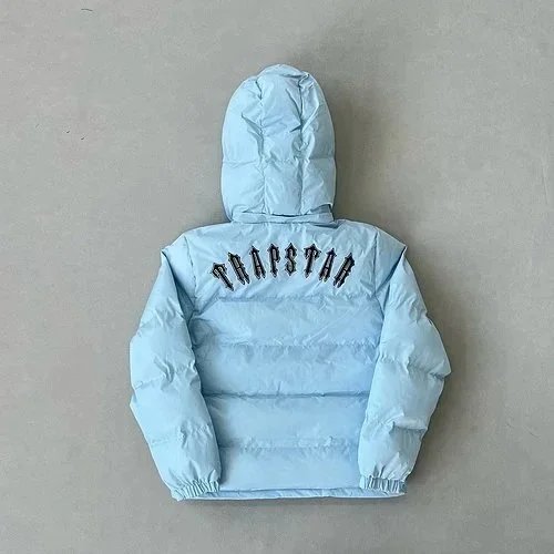 Trapstar Puffer Jacket Black Hooded Winter