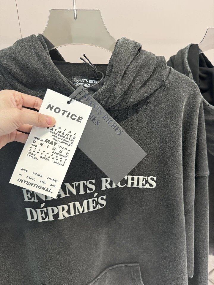Washed Gray Oversized Hooded Sweatshirt