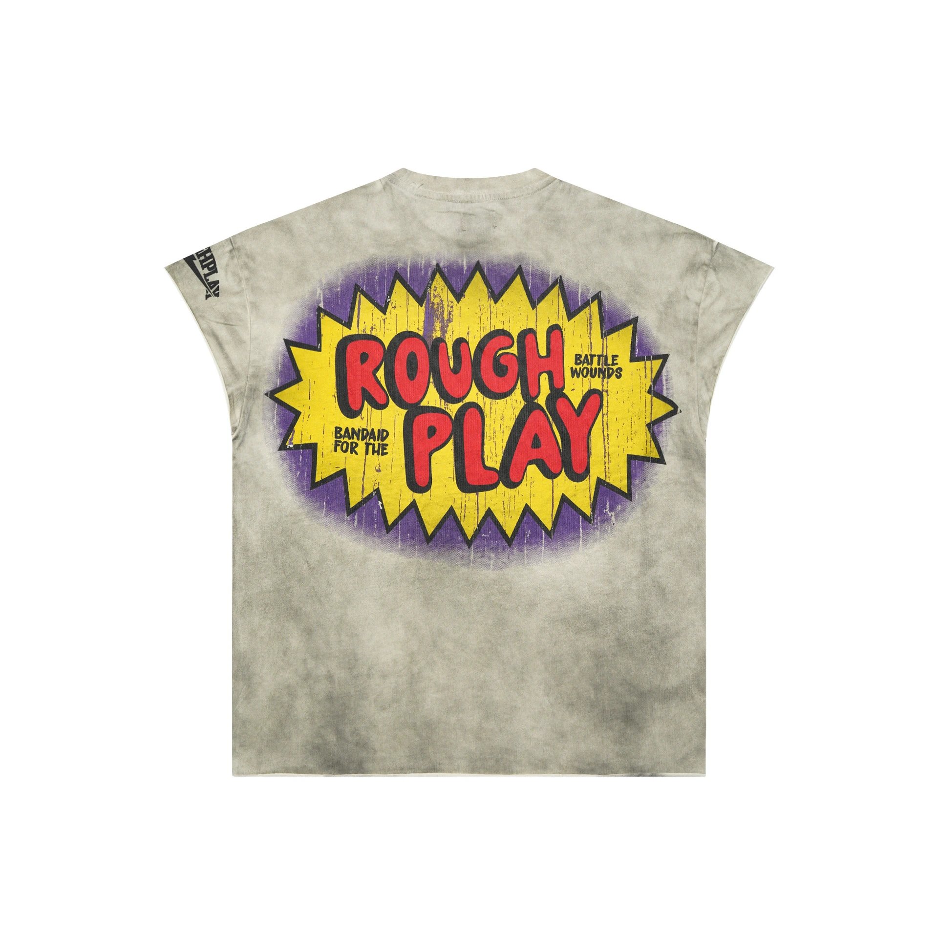 Roughplay Beavis And Butt Head Gray Acid Wash Graphic T-Shirt