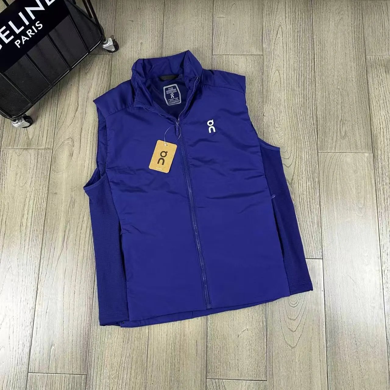 On Vests Zip-Up Padded Vest — Blue-purple
