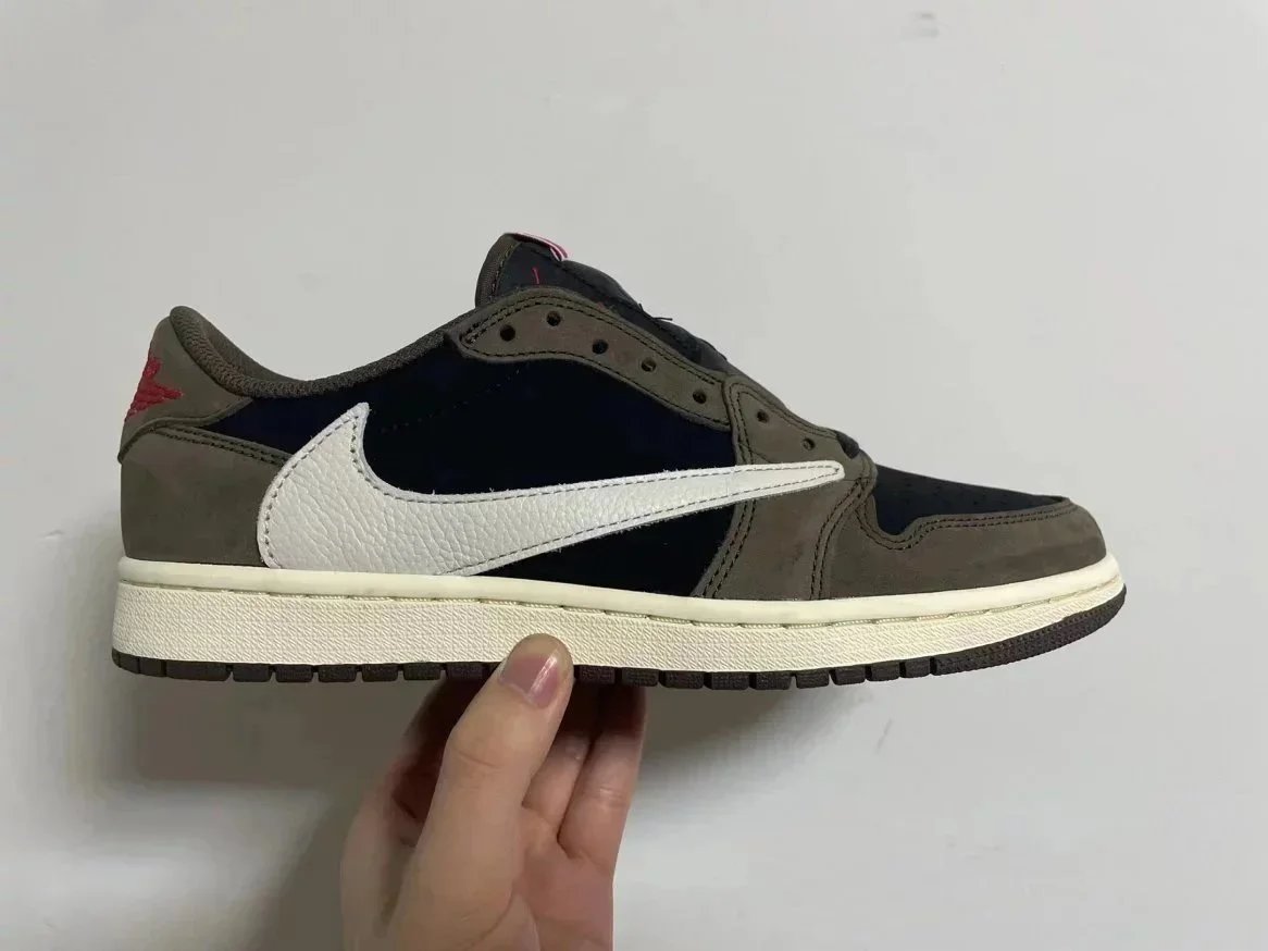 Nike Air Jordan 1 Low Olive Black White Sneakers
