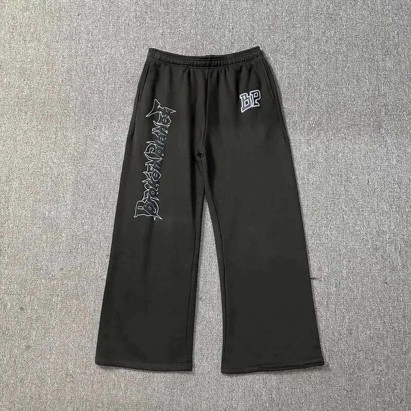 Broken Planet Beware Black Graphic Hoodie And Sweatpants Set