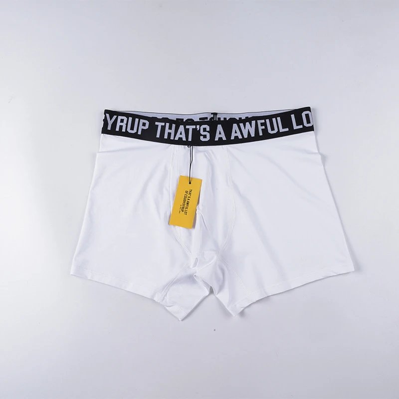 That's a Awful Lot of Cough Syrup Underwear Men's boxer briefs with logo waistband — 03#Underwear is final sale; no returns or exchanges.