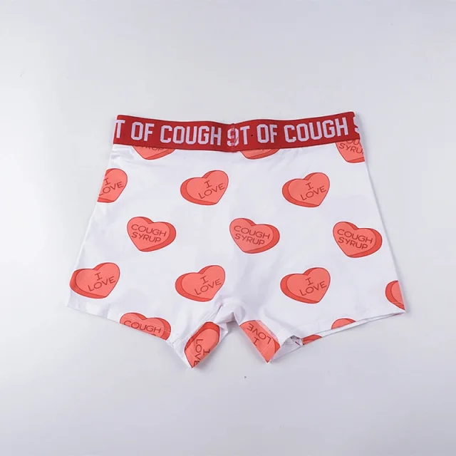 That's a Awful Lot of Cough Syrup Underwear Men's boxer briefs with logo waistband product detail image 3