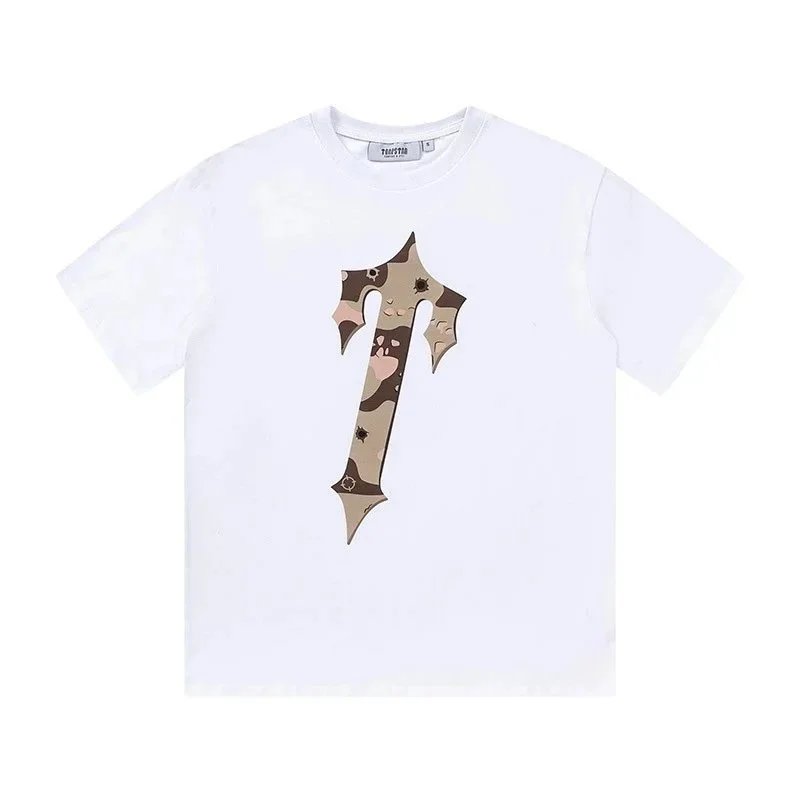 Travis Scott Cactus Jack Camo Cross Graphic T-Shirt