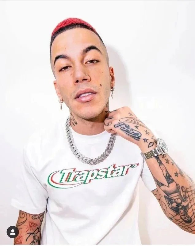 Trapstar Logo Black White Graphic T-Shirt