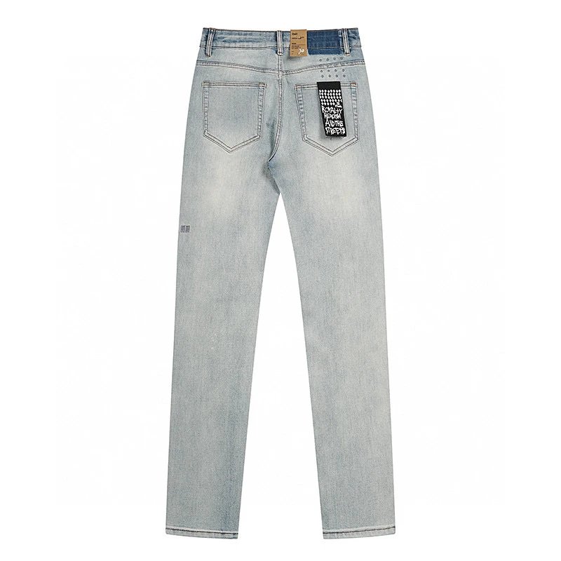 Denim Shorts Light Blue Washed Casual