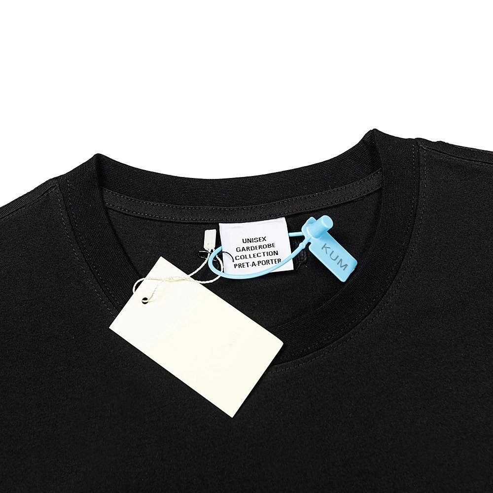 Vetement .com Black Graphic Print T-Shirt
