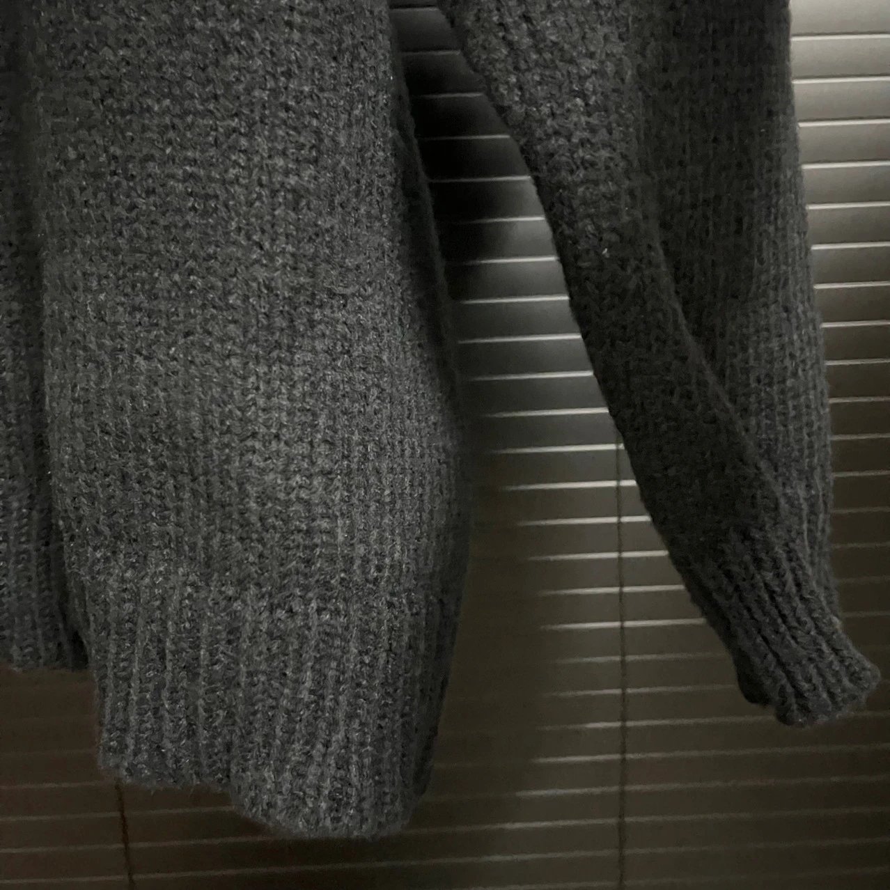 Off-White Knit Black Logo Crewneck Sweater