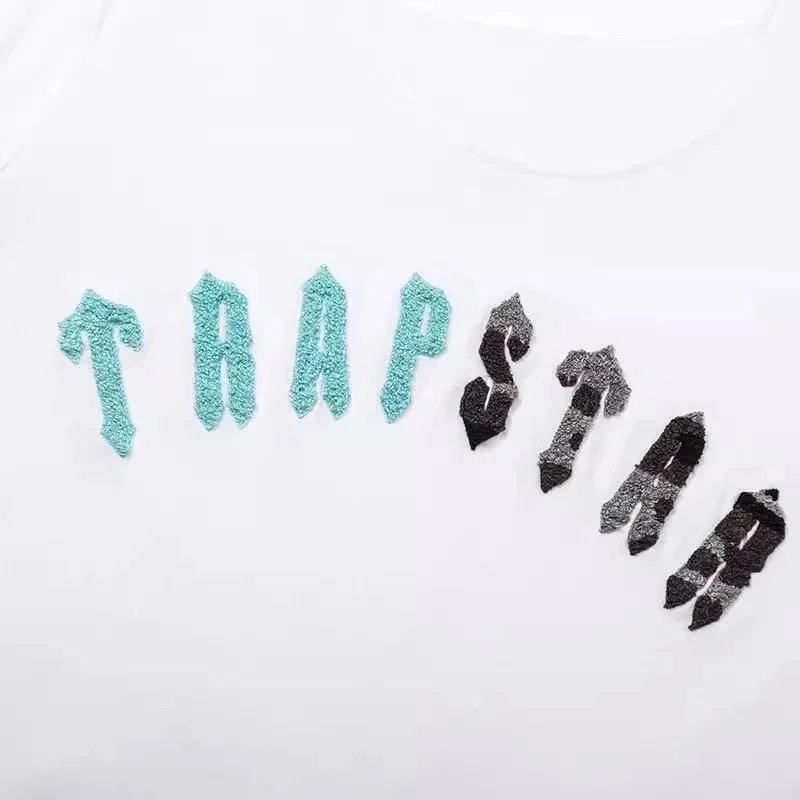 Trapstar White Tee And Grey Shorts Set