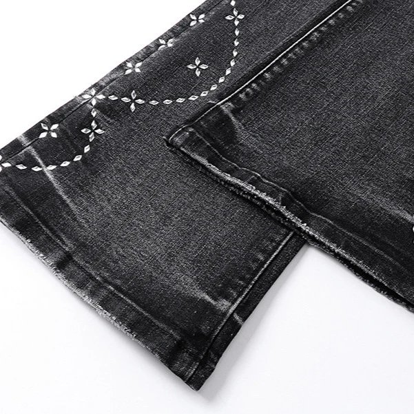 Purple Brand Style No 503225 Black Distressed Slim Fit Jeans