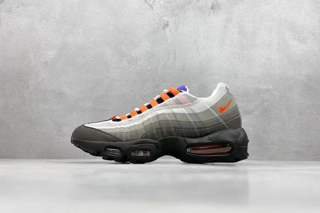 Nike Air Max 95 Grey Volt Neon Green Casual Sneakers