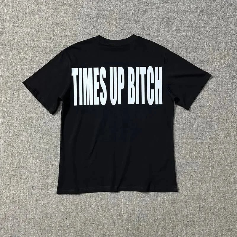 Black Graphic Tee Bomb Print Streetwear T-Shirt