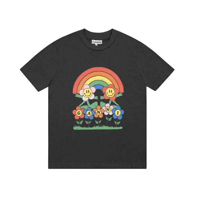 GANNI T-Shirts Graphic Print product detail image 2